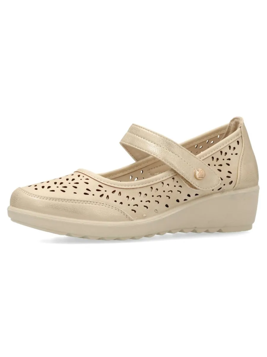 Clearance AMARPIES Mercedita confort troquelada mujer