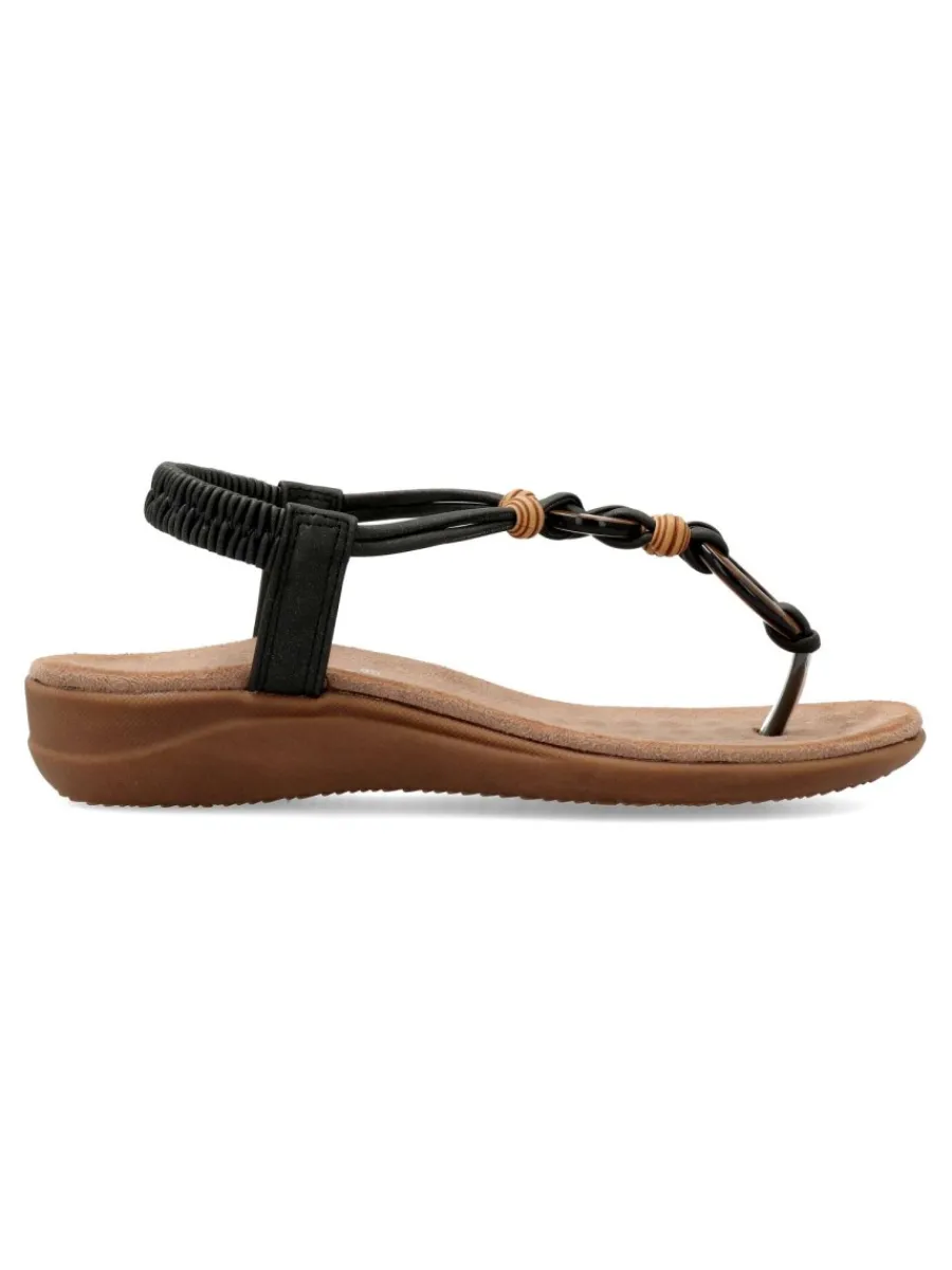 Discount AMARPIES Sandalia confort adornos mujer