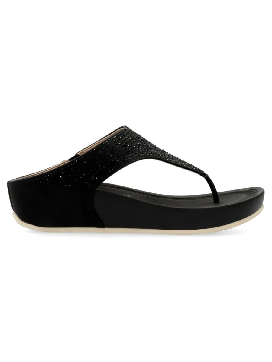 Outlet AMARPIES Sandalia confort pedrería brillo mujer