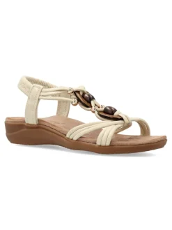 Discount AMARPIES Sandalia confort elástico trenzado