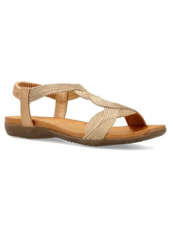 New AMARPIES Sandalia confort cuerda trenzada mujer