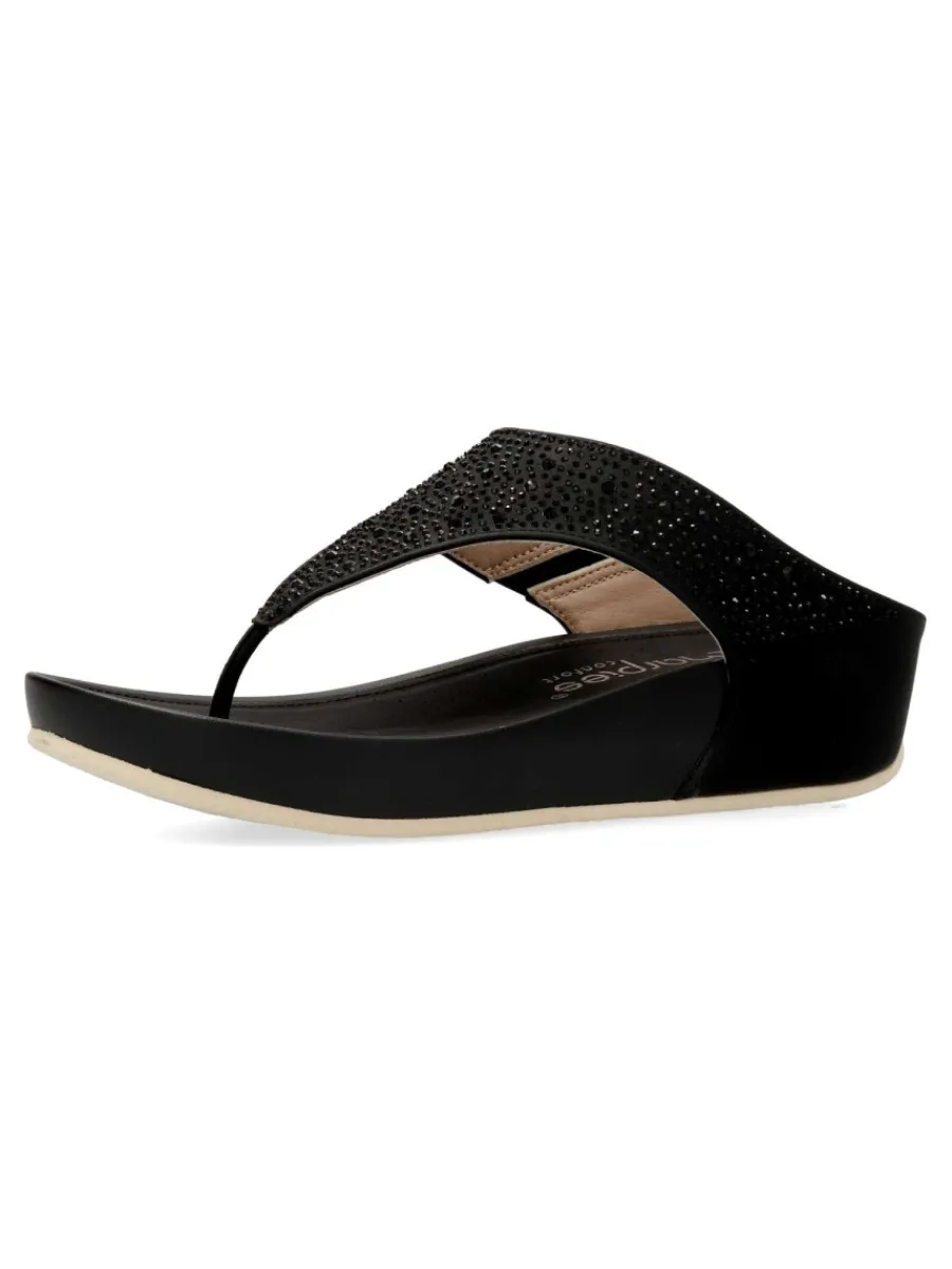 Outlet AMARPIES Sandalia confort pedrería brillo mujer
