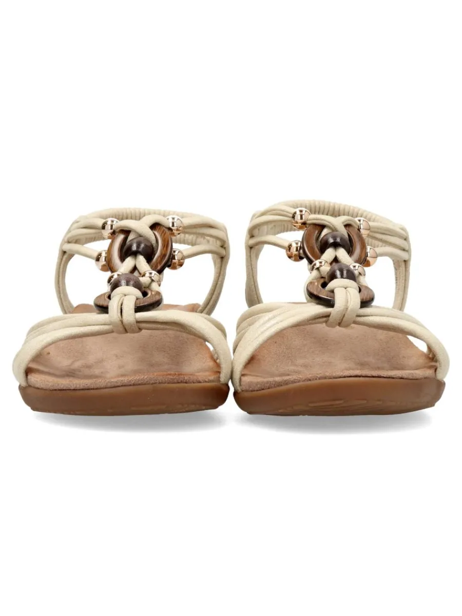 Discount AMARPIES Sandalia confort elástico trenzado