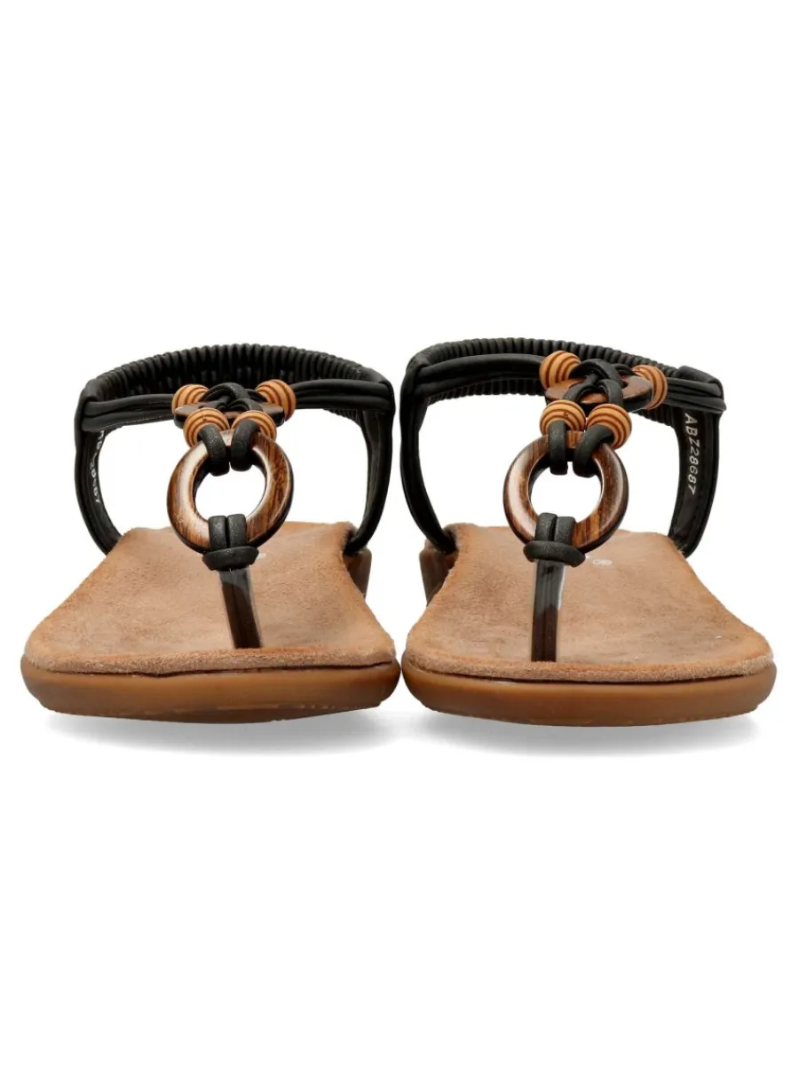 Discount AMARPIES Sandalia confort adornos mujer