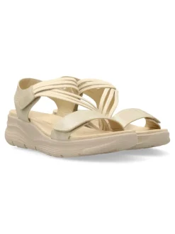 Outlet AMARPIES Sandalia confort tiras cruzadas elástico