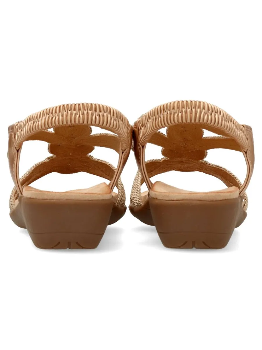 Clearance AMARPIES Sandalia confort cuerda trenzada mujer