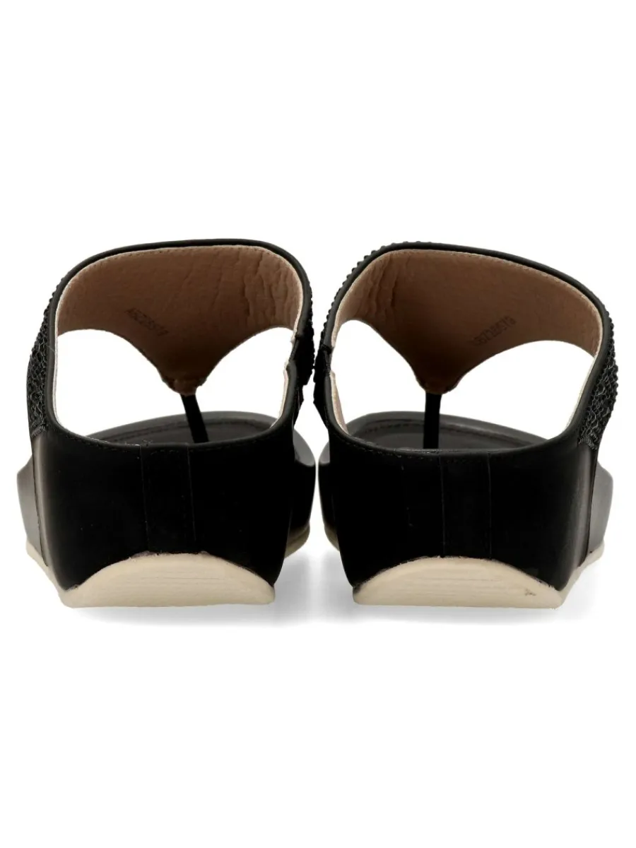 Outlet AMARPIES Sandalia confort pedrería brillo mujer