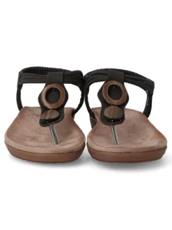 Outlet AMARPIES Sandalia esclava cómoda mujer AMA 17063 NEGRO