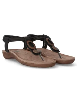 Outlet AMARPIES Sandalia esclava cómoda mujer AMA 17063 NEGRO