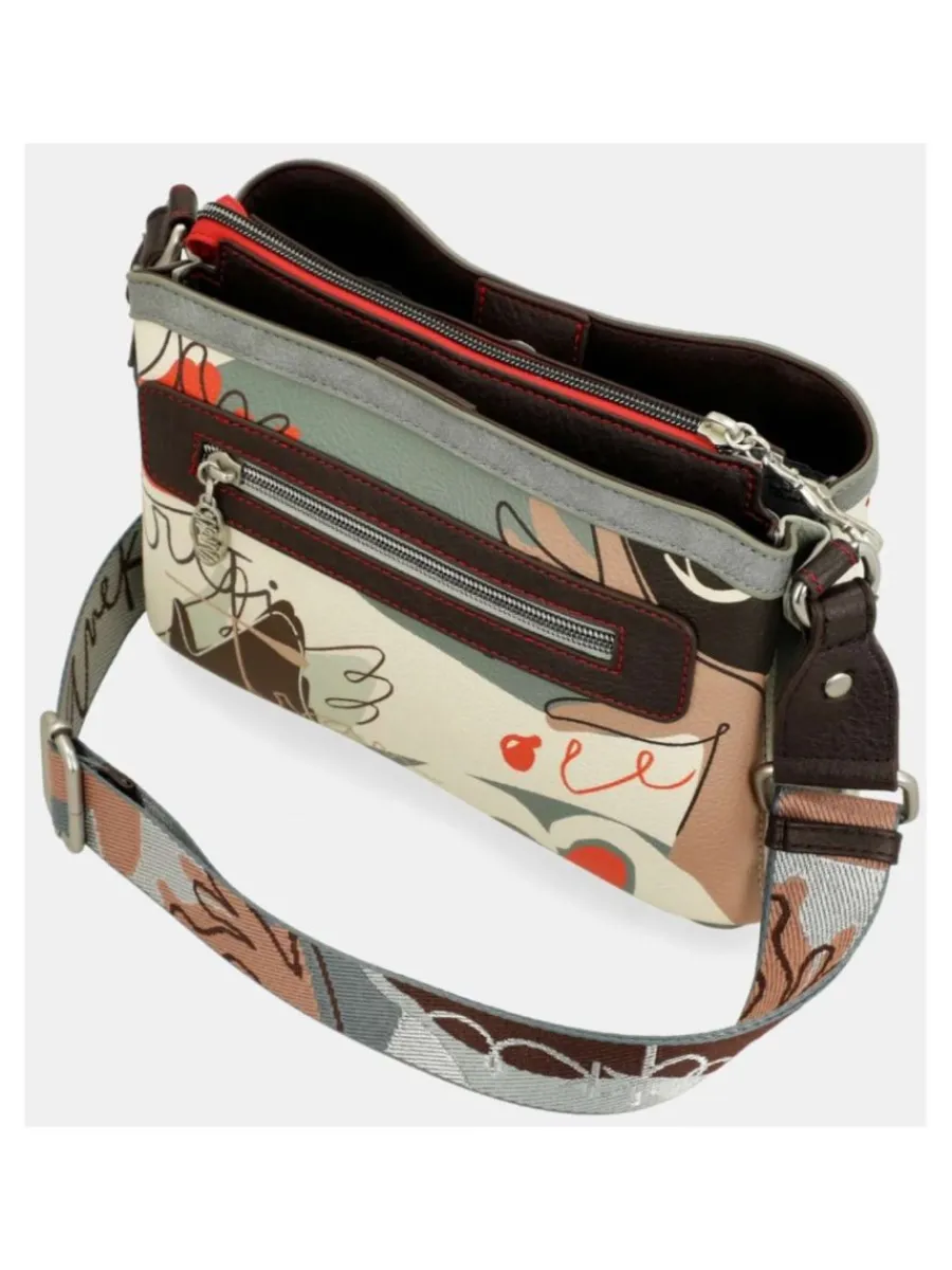 Fashion ANEKKE Bandolera mediana mujer Alma