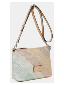 Best BINNARI Bolso bandolera multicolor rafia Narcea