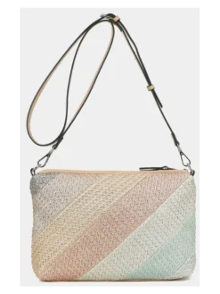 Best BINNARI Bolso bandolera multicolor rafia Narcea