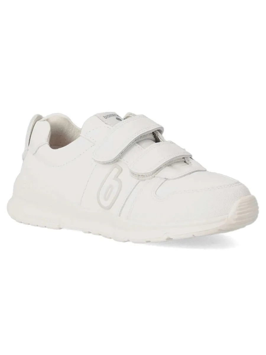 Discount BIOMECANICS Deportivo colegial blanco piel