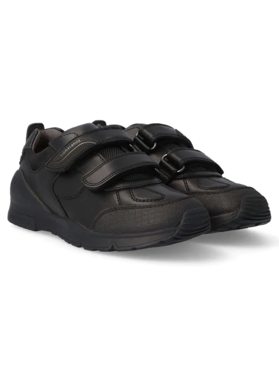 Online BIOMECANICS Deportivo colegial velcro niño BIO 211103 NEGRO