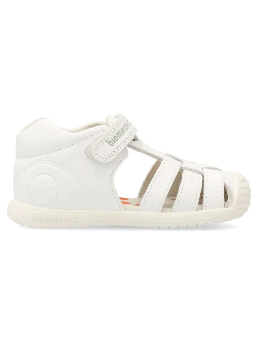 Best BIOMECANICS Sandalia piel confort blanco bebe