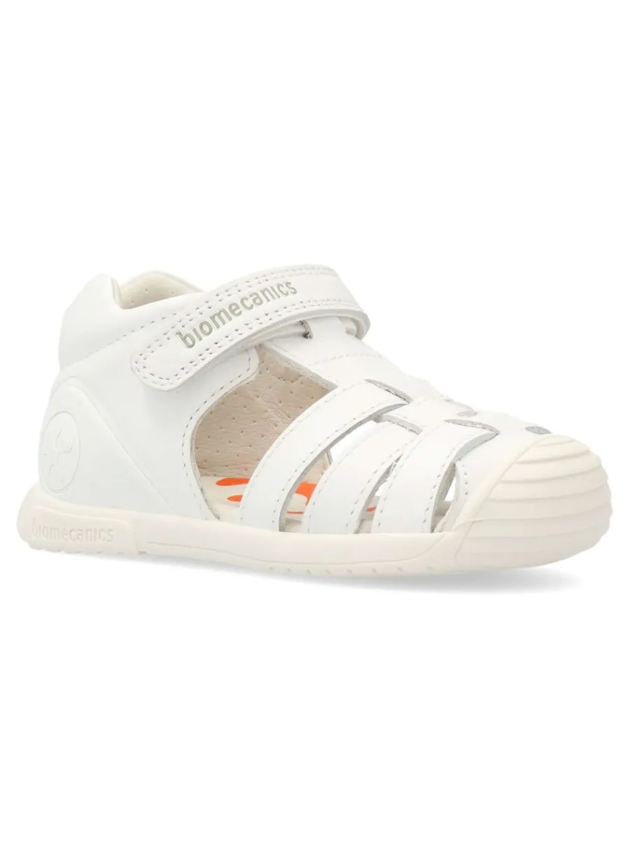 Best BIOMECANICS Sandalia piel confort blanco bebe