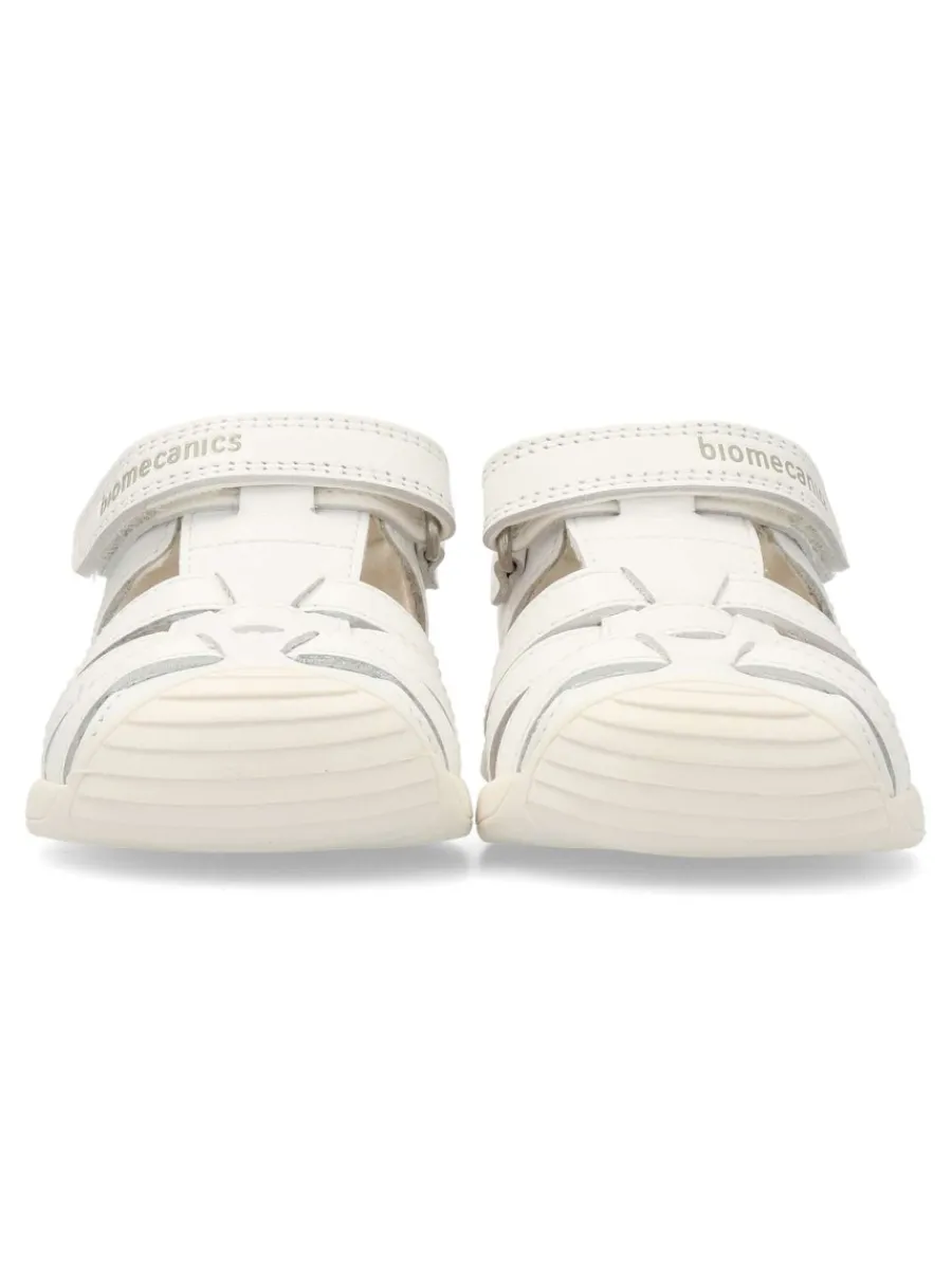 Best BIOMECANICS Sandalia piel confort blanco bebe
