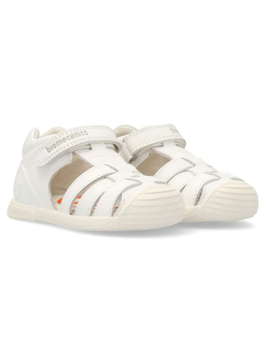 Best BIOMECANICS Sandalia piel confort blanco bebe