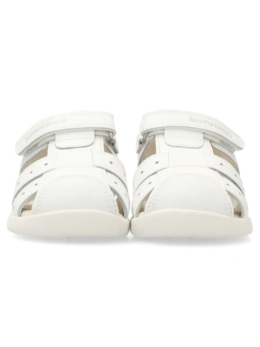 Sale BIOMECANICS Sandalia tiras piel confort blanco