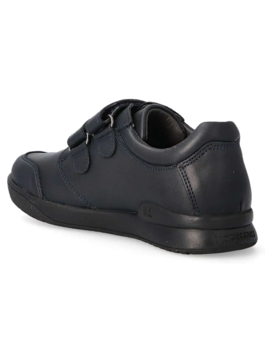 New BIOMECANICS Zapato colegial velcro niño BIO 161126 MARINO