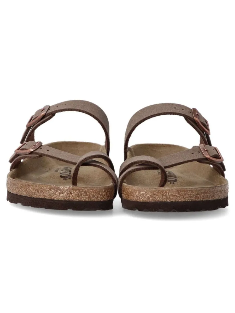 Fashion BIRKENSTOCK Sandalia bio cómoda mujer BIR 71061 MARRON