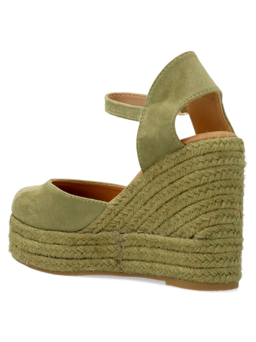 Fashion BUONAROTTI Alpargata valenciana hebilla mujer