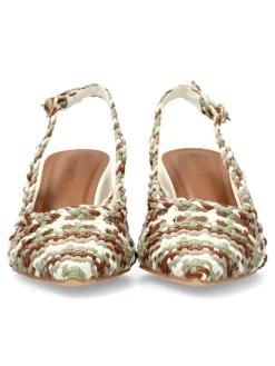 Outlet BUONAROTTI Salón trenzado multi marrón mujer