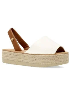 Outlet BUONAROTTI Sandalia alpargata mallorquina blanca