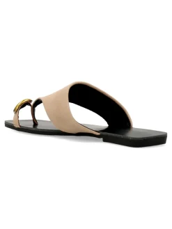 Clearance BUONAROTTI Sandalia plana tipo esclava