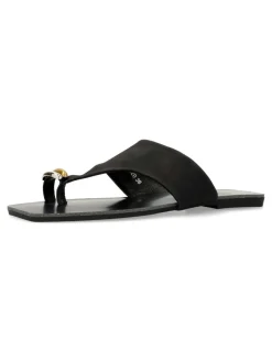 Outlet BUONAROTTI Sandalia plana dedo mujer