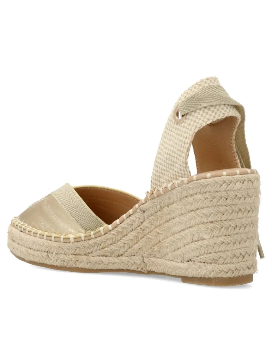 Discount BUONAROTTI Valenciana yute cuña cintas mujer