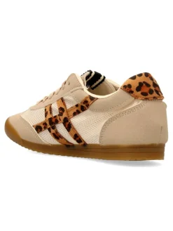 Fashion BUONAROTTI Zapatilla casual estampada leopardo