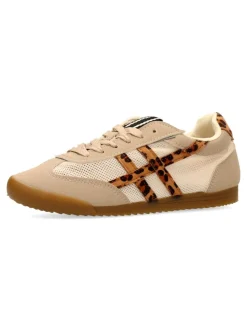 Fashion BUONAROTTI Zapatilla casual estampada leopardo