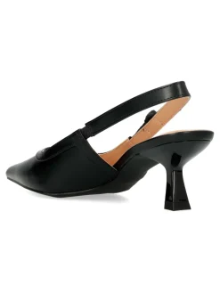 New BUONAROTTI Zapato salón negro cómodo mujer