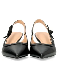 New BUONAROTTI Zapato salón negro cómodo mujer