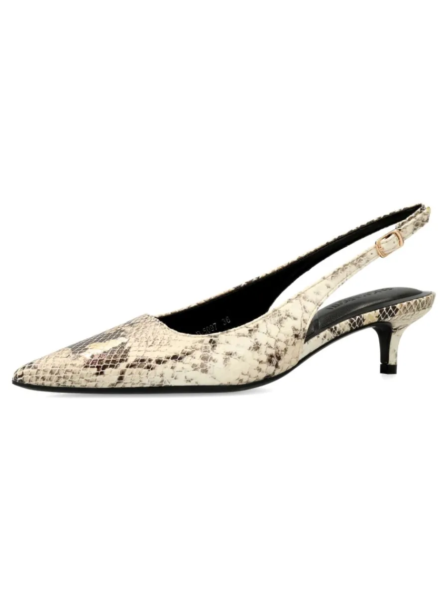 Hot BUONAROTTI Zapato salón punta fina print serpiente