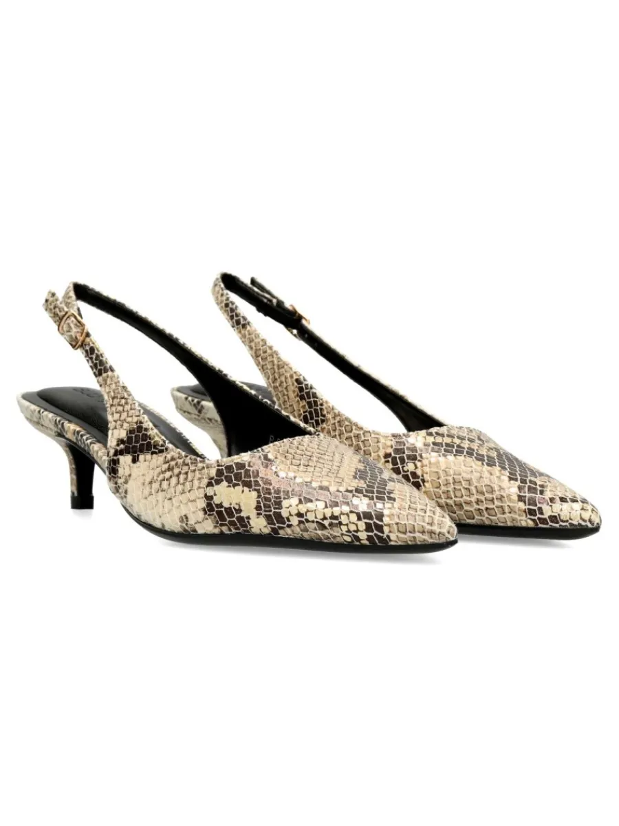 Hot BUONAROTTI Zapato salón punta fina print serpiente