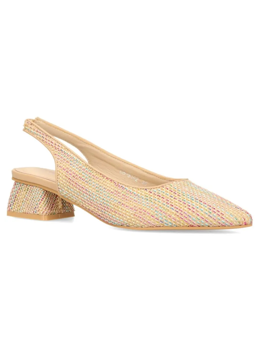 Online BUONAROTTI Zapato salón tacón bajo mujer