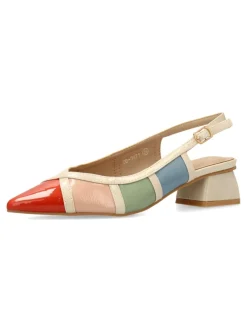 Fashion BUONAROTTI Zapato salón tacón bajo charol