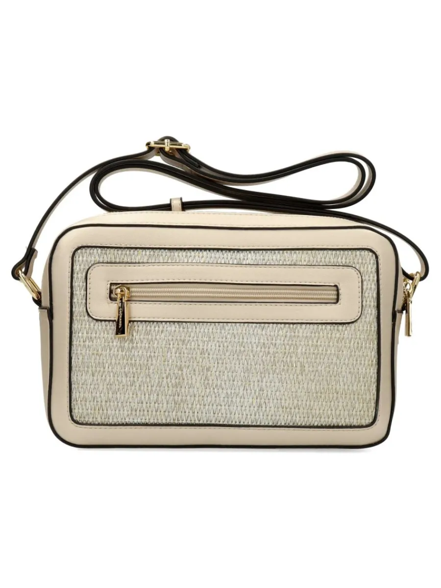 Clearance CACHAREL Bolso bandolera rafia oro mujer