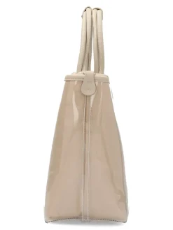 Clearance CACHAREL Bolso shopper vinilo beige mujer