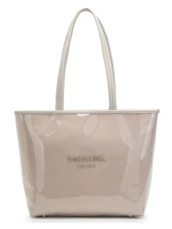 New CACHAREL Clásico Shopper vinilo beige