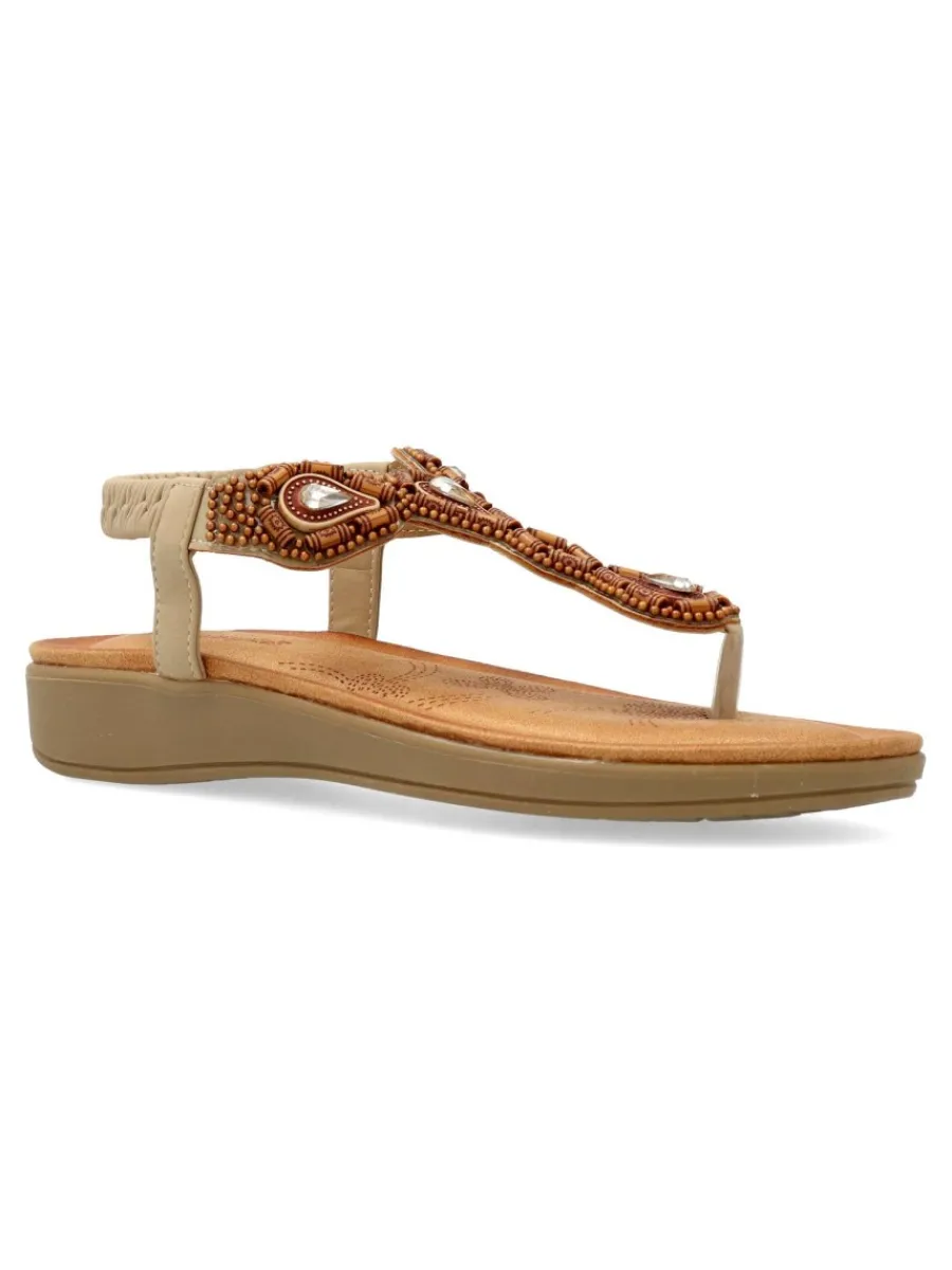 Best CALZAPIES Sandalia confort plana mujer