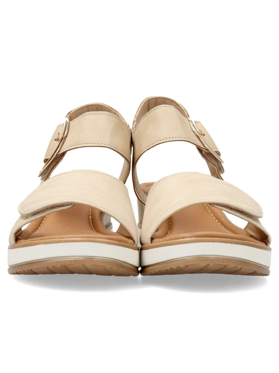 Hot CALZAPIES Sandalia confort cuña mujer