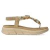 Fashion CALZAPIES Sandalia esclava étnica confort