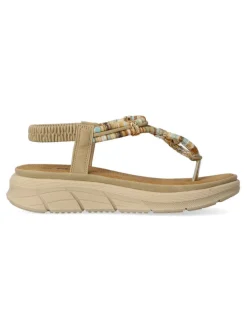 Fashion CALZAPIES Sandalia esclava étnica confort
