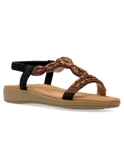 Sale CALZAPIES Sandalia plana tiras confort