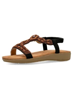 Sale CALZAPIES Sandalia plana tiras confort