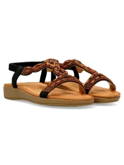 Sale CALZAPIES Sandalia plana tiras confort