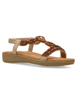 New CALZAPIES Sandalia étnica confort mujer